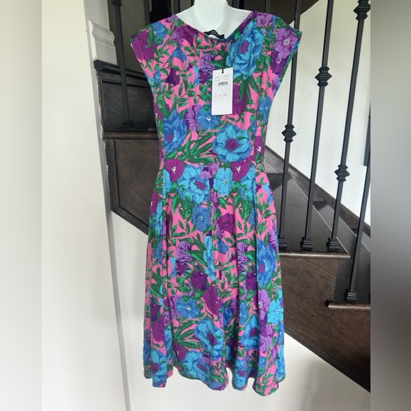 Weekend Max Mara Jesone Floral Crepe de Chine Dress - Picture 4 of 7